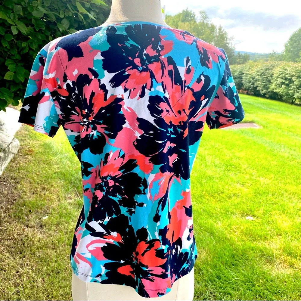 Ruby Rd. Embellished Short Sleeve Top - Picture 9 of 16